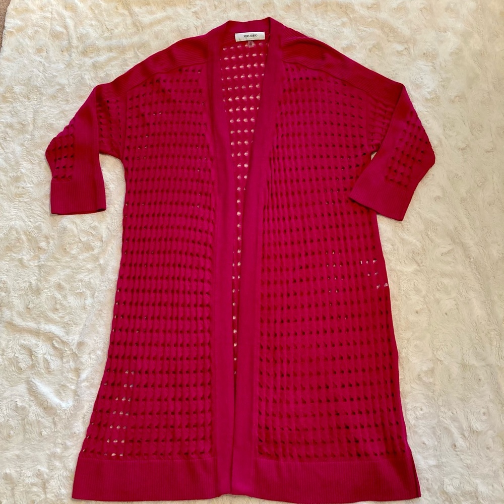 Fuchsia cardigan